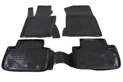 Covorase din cauciuc tip tavita Premium Novline, BMW X3 (E83), SUV, 2003-2010
