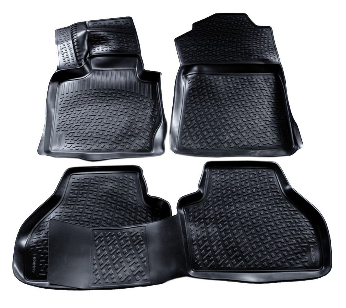 Covorase din cauciuc tip tavita Premium Novline, BMW X3 (F25), SUV, 2010-2018