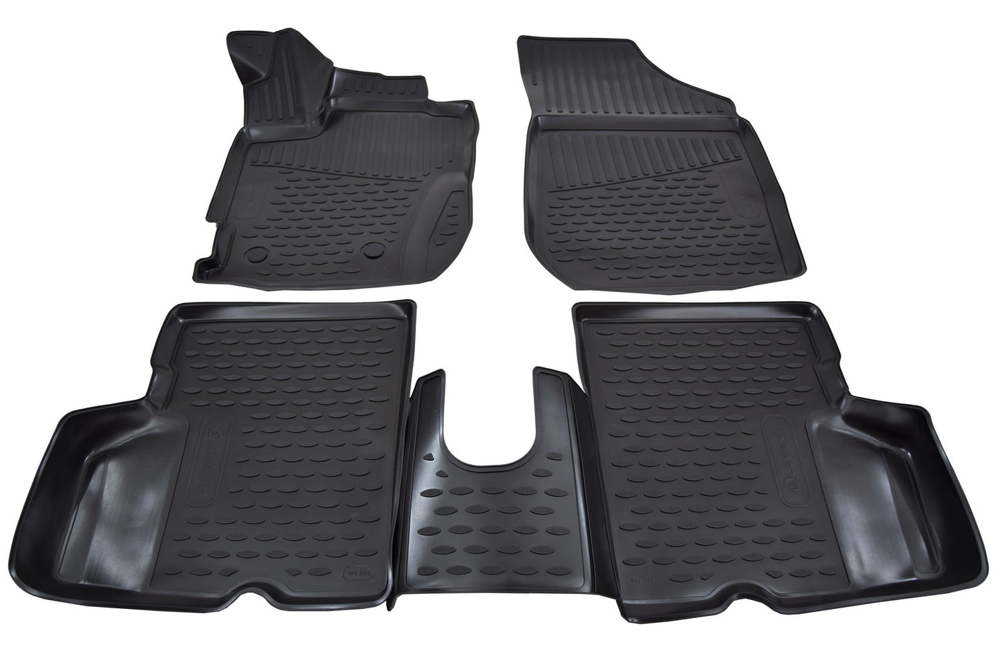 Covorase din cauciuc tip tavita Premium Novline, Renault Captur, 2013-2019