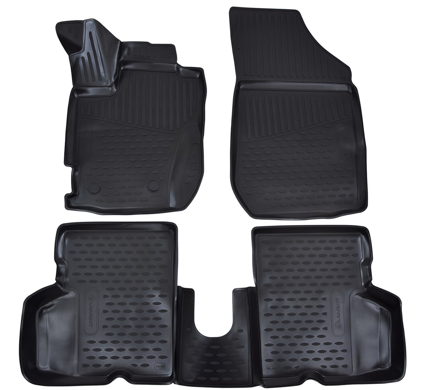 Covorase din cauciuc tip tavita Premium Novline, Renault Captur, 2013-2019