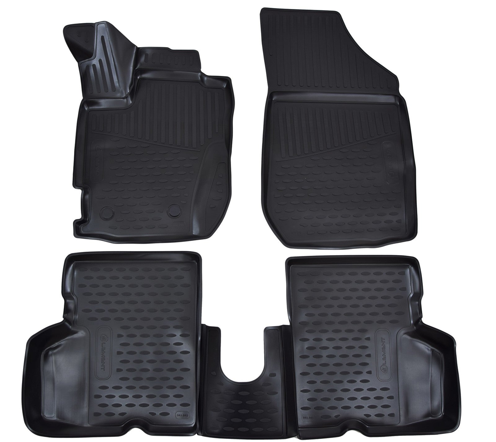 Covorase din cauciuc tip tavita Premium Novline, Renault Captur, 2013-2019