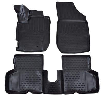Covorase din cauciuc tip tavita Premium Novline, Renault Captur, 2013-2019