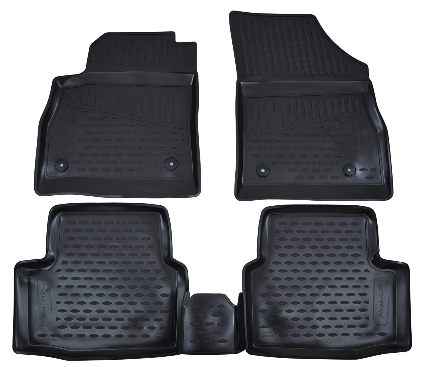 Covorase din cauciuc tip tavita Premium, Opel Astra, 2015-