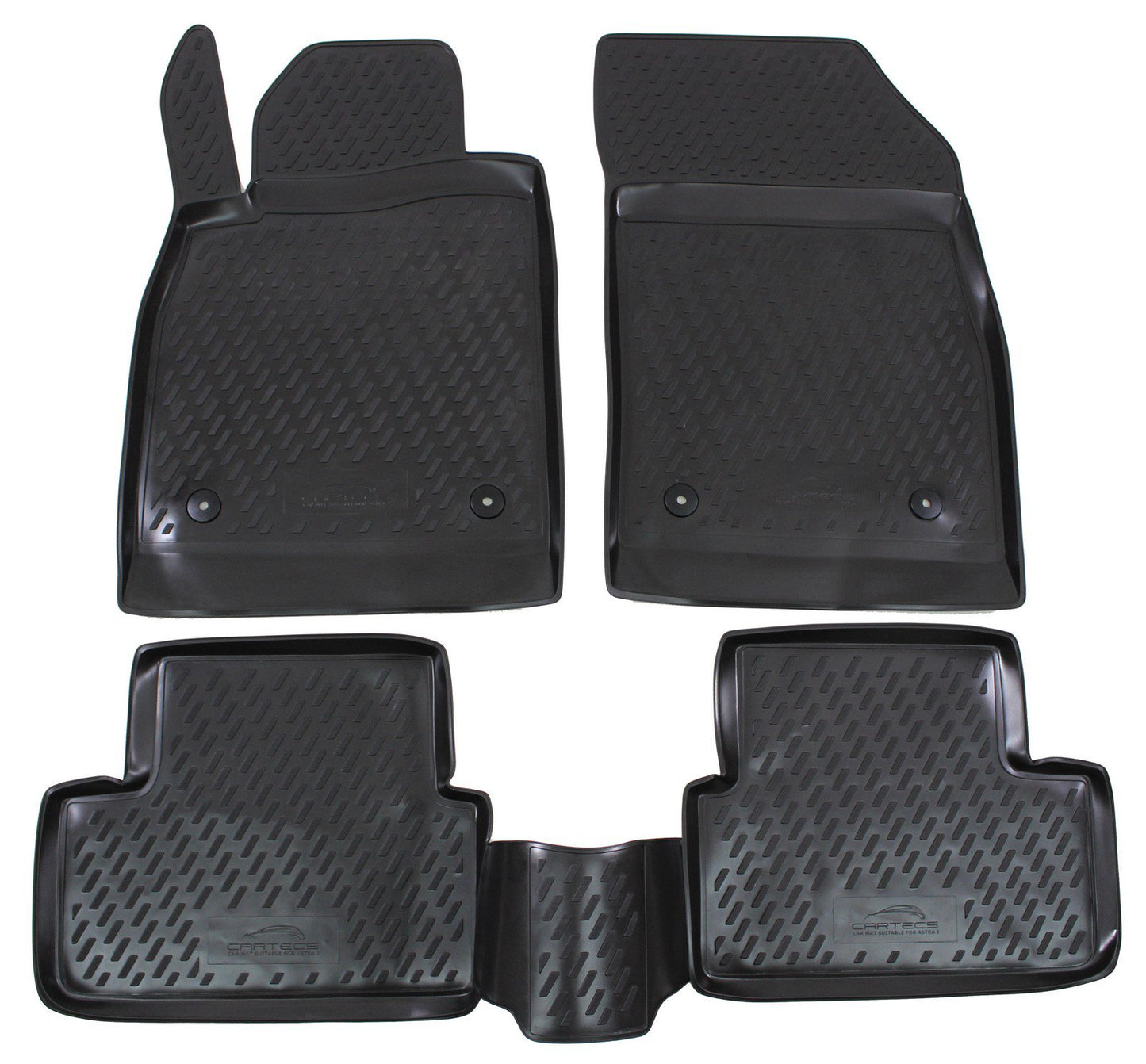 Covorase din cauciuc tip tavita Premium, Opel Astra (J), 2009-2015