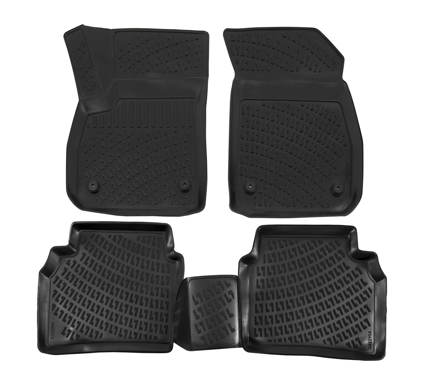 Covorase din cauciuc tip tavita Premium, Opel Insignia, 2017-