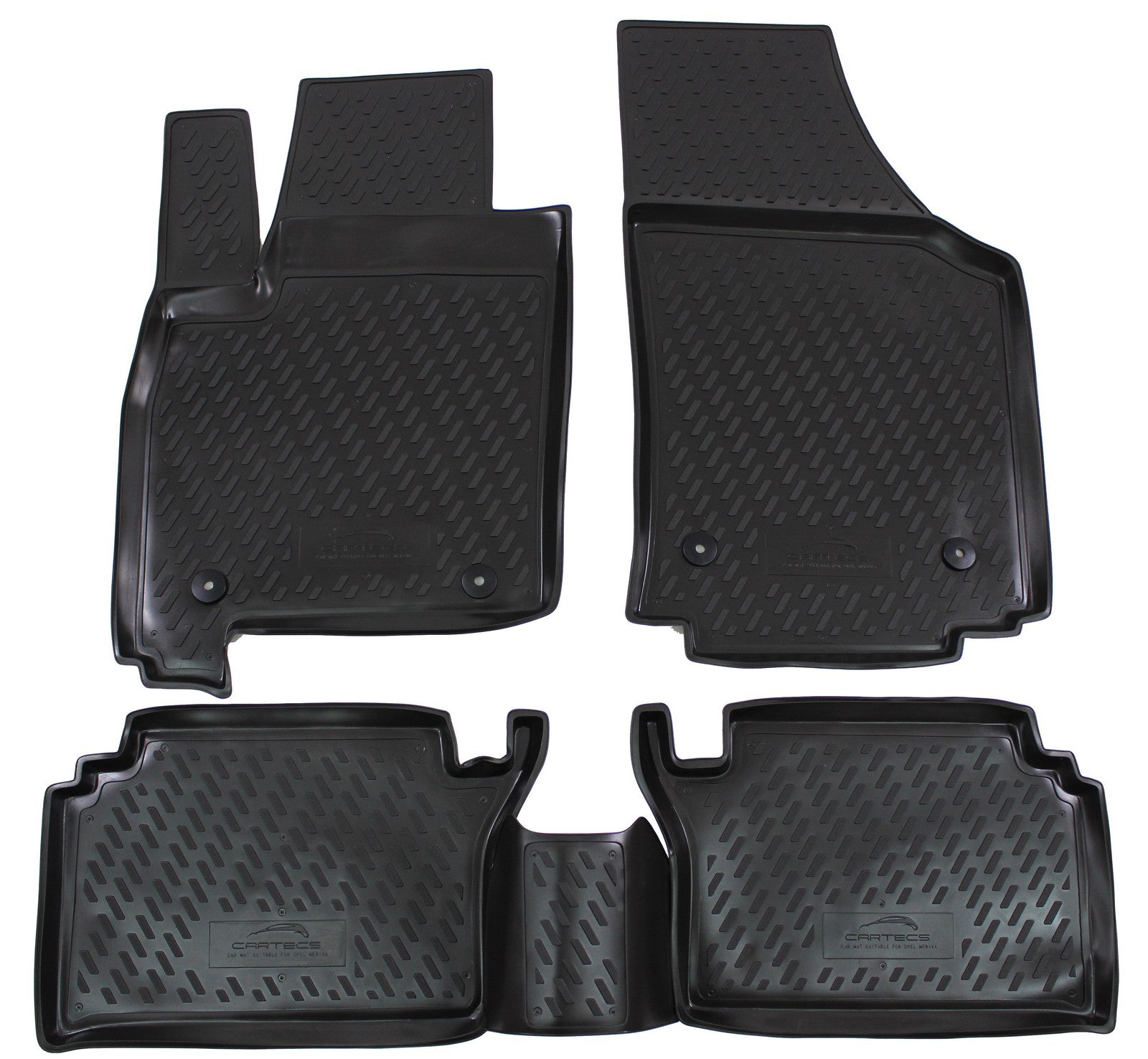 Covorase din cauciuc tip tavita Premium, Opel Meriva, 2003-2010