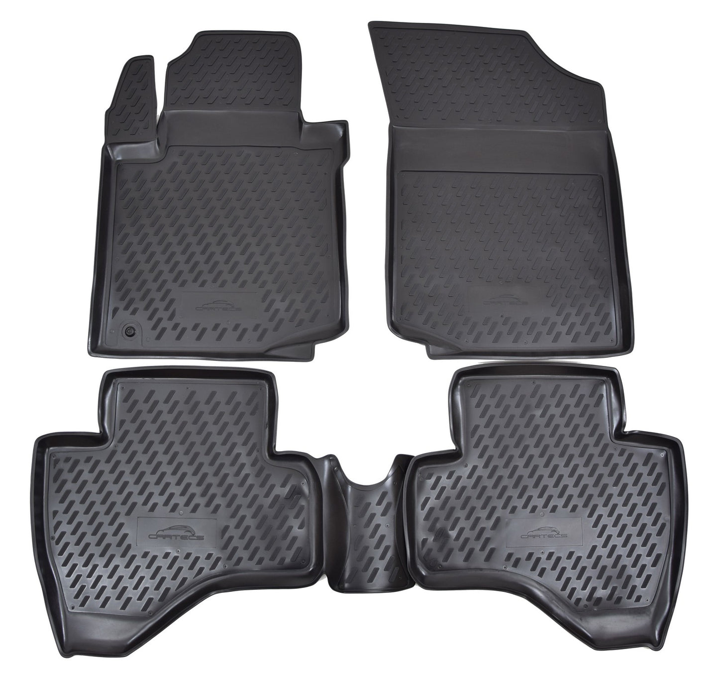 Covorase din cauciuc tip tavita Premium, Peugeot 107, 2005-2014