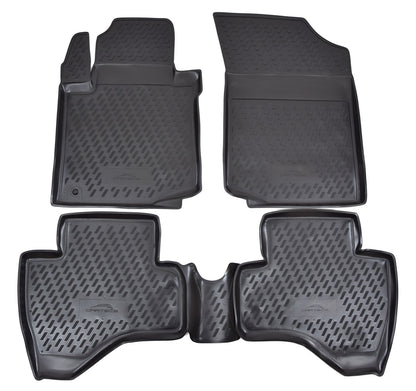 Covorase din cauciuc tip tavita Premium, Peugeot 107, 2005-2014
