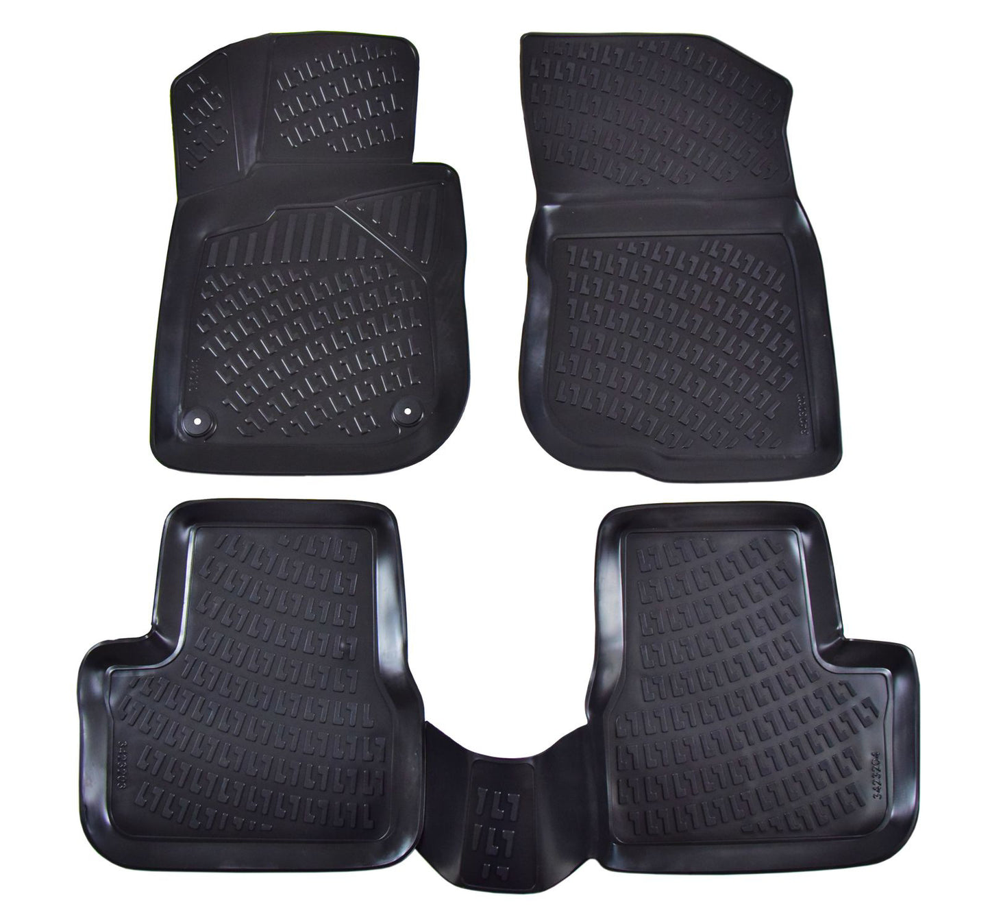 Covorase din cauciuc tip tavita Premium, Peugeot 2008, 2013-2019