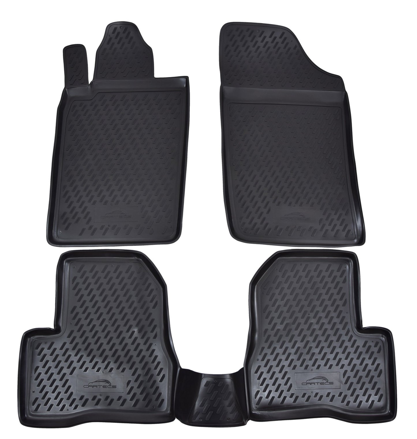 Covorase din cauciuc tip tavita Premium, Peugeot 206, 1998-2009