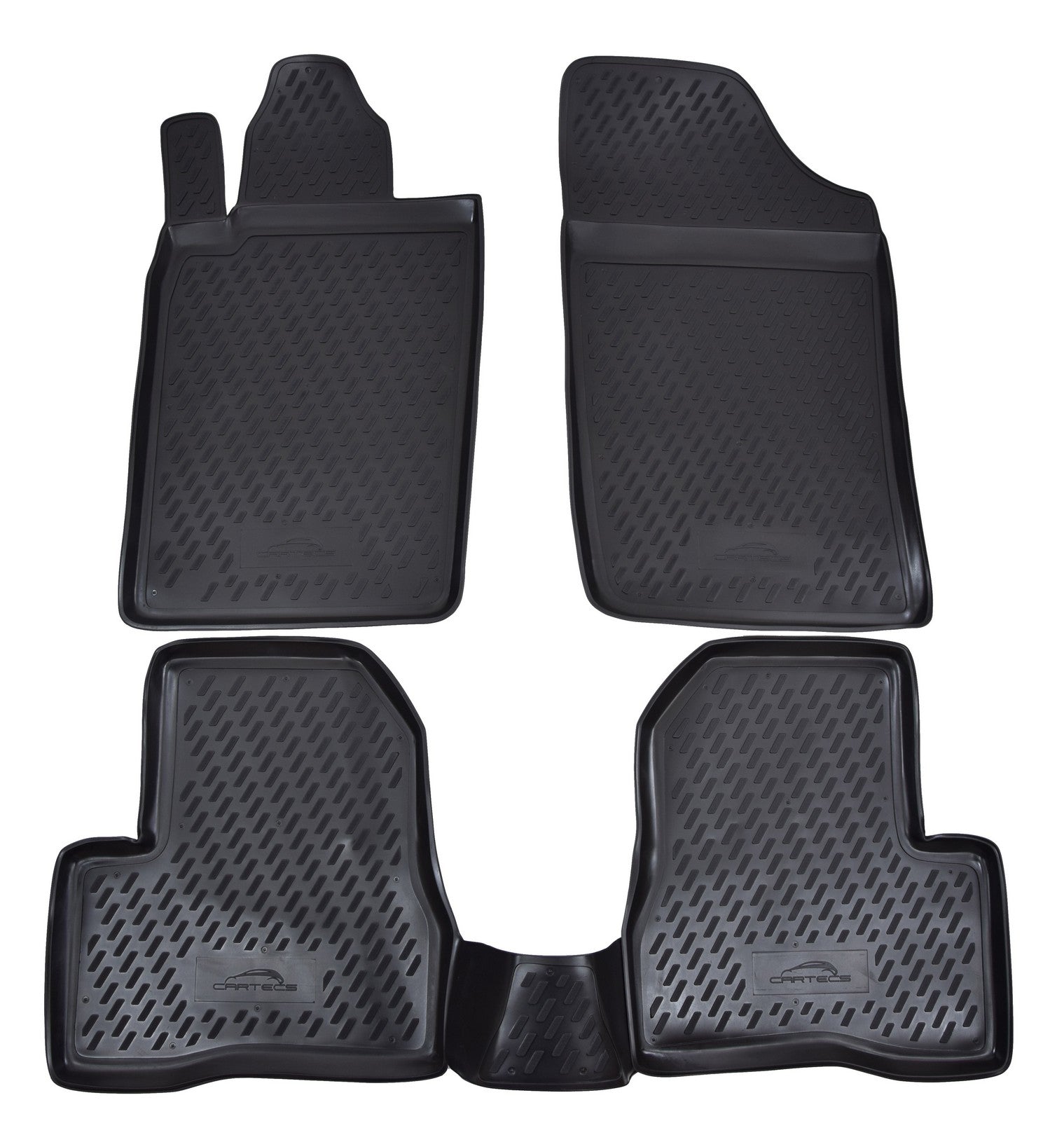 Covorase din cauciuc tip tavita Premium, Peugeot 206, 1998-2009