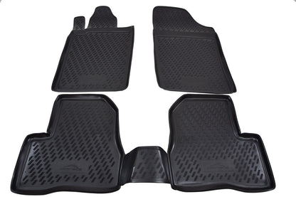 Covorase din cauciuc tip tavita Premium, Peugeot 206, 1998-2009