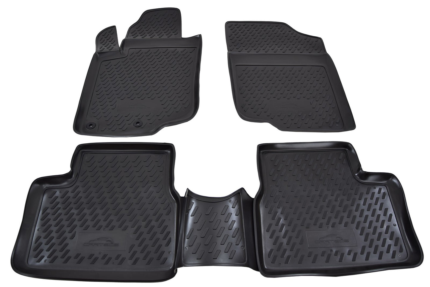 Covorase din cauciuc tip tavita Premium, Peugeot 207, 2006-2012