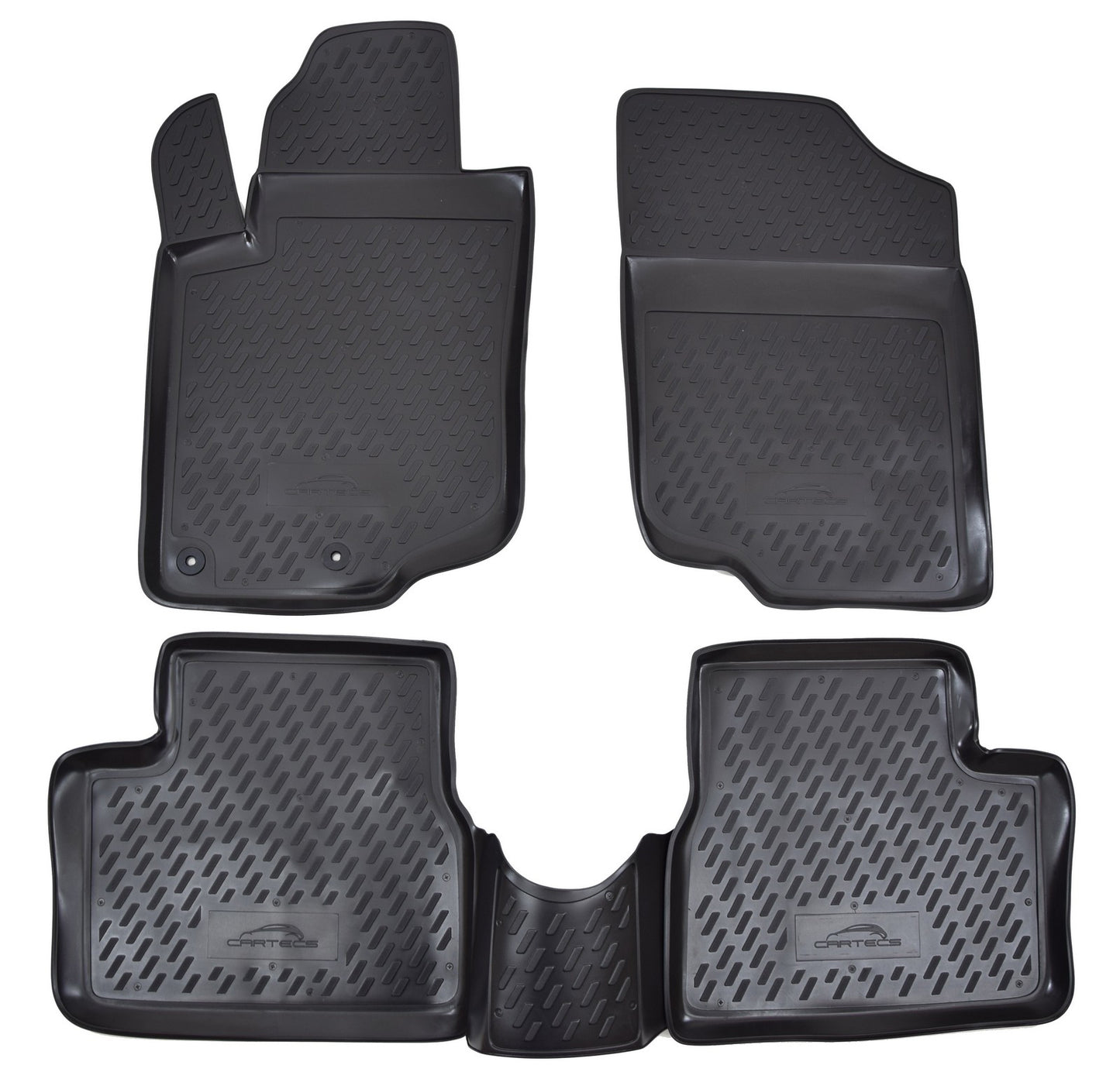 Covorase din cauciuc tip tavita Premium, Peugeot 207, 2006-2012