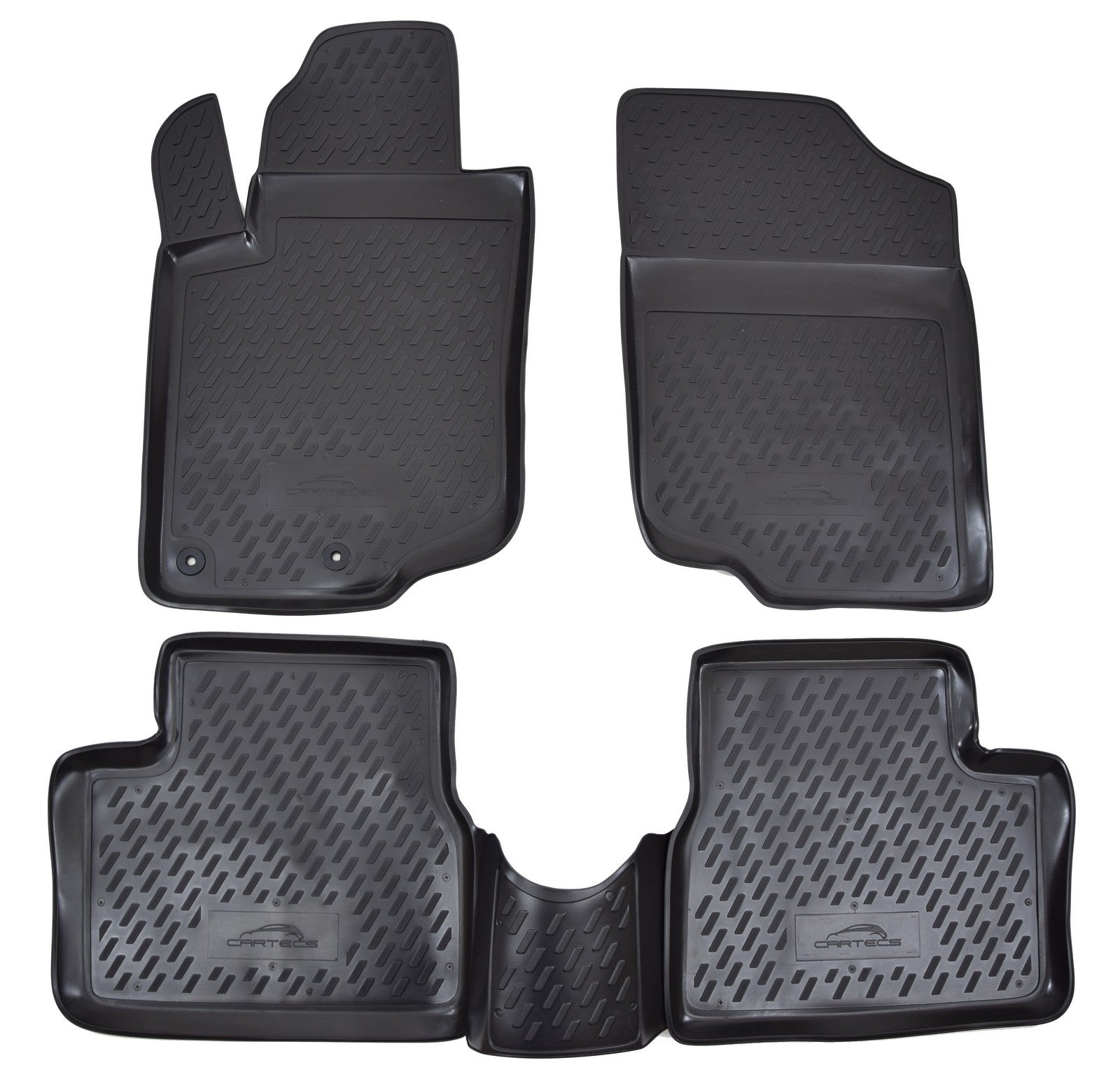 Covorase din cauciuc tip tavita Premium, Peugeot 207, 2006-2012