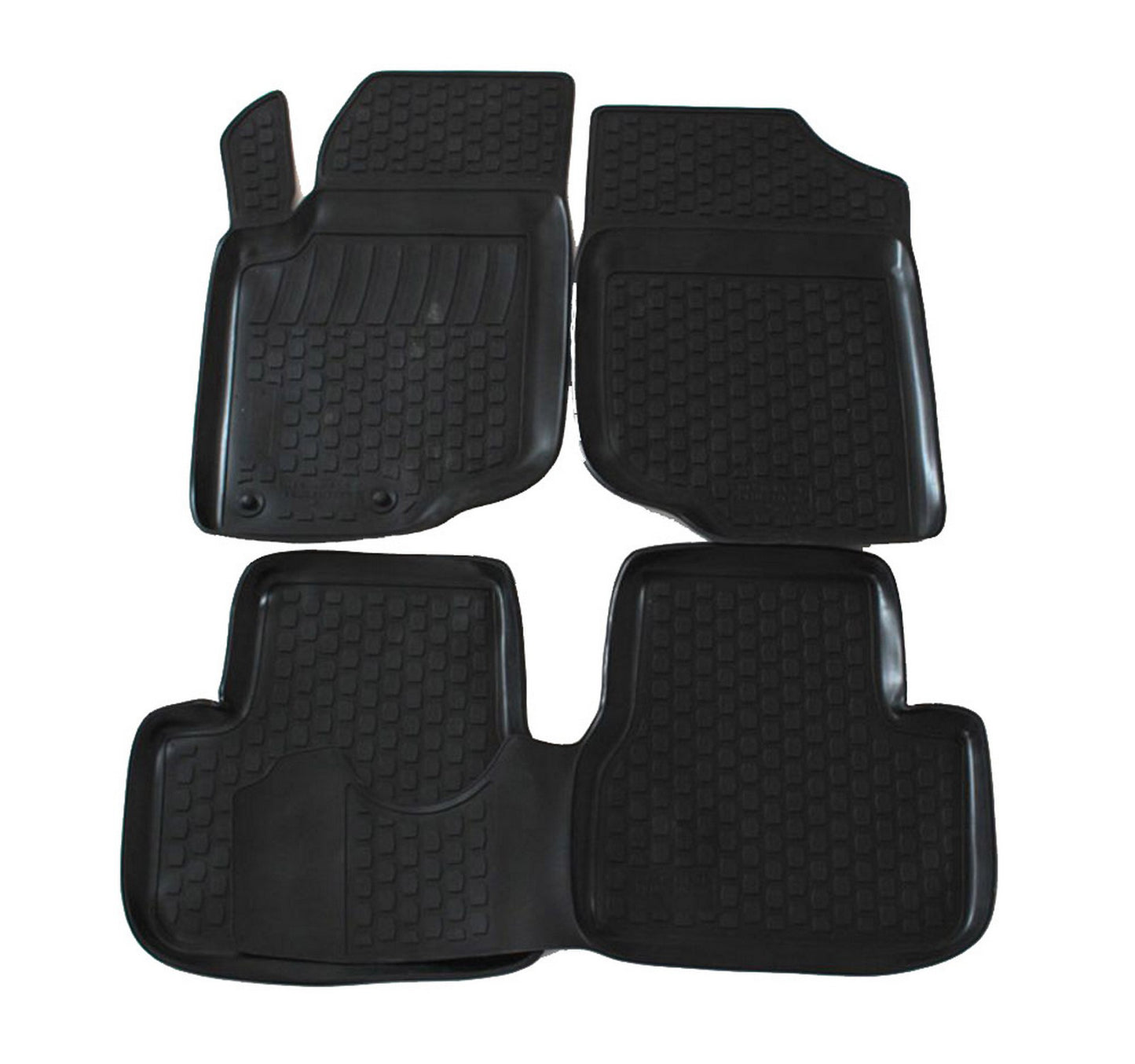 Covorase din cauciuc tip tavita Premium, Peugeot 207, 2006-2012