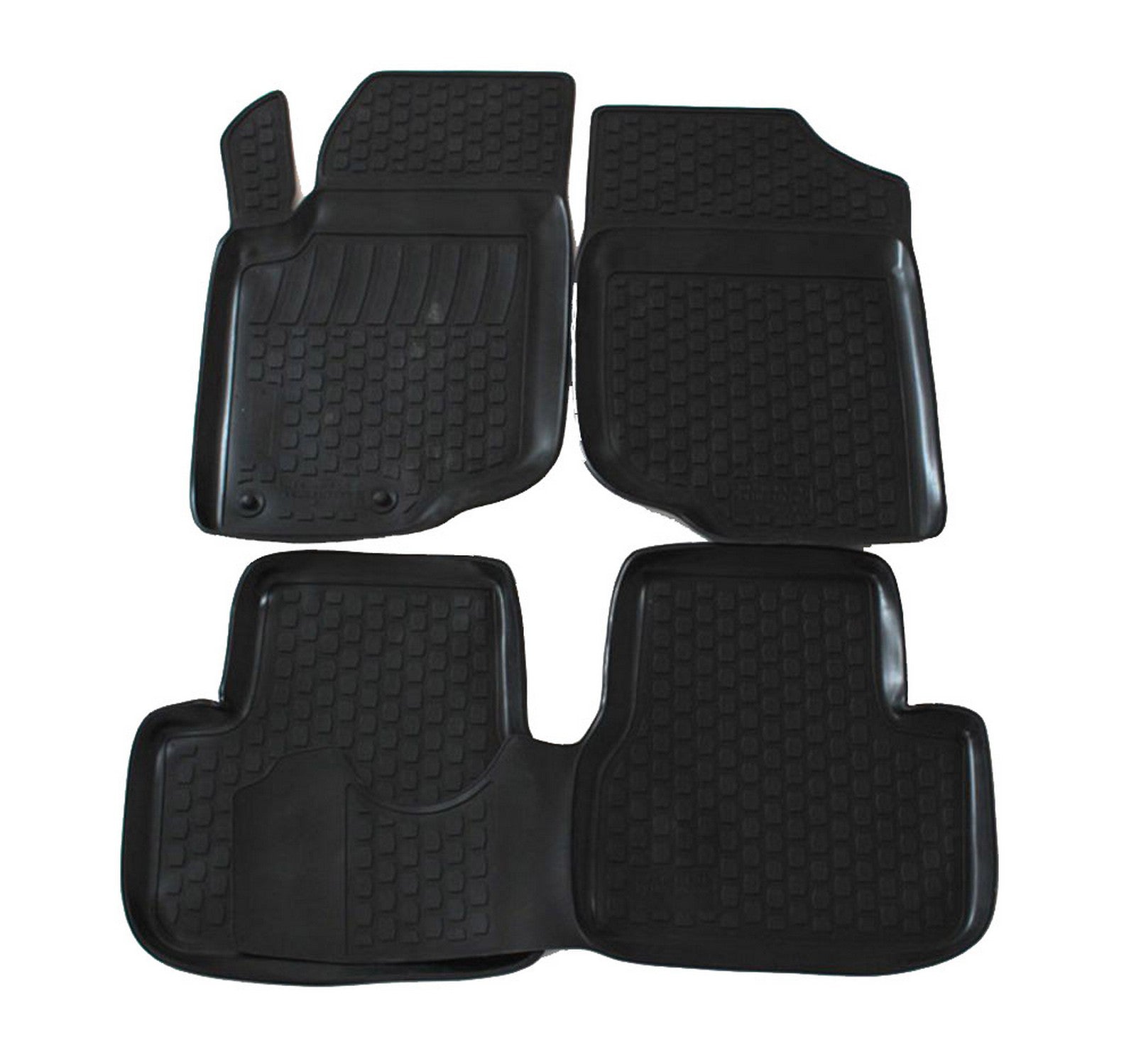 Covorase din cauciuc tip tavita Premium, Peugeot 207, 2006-2012