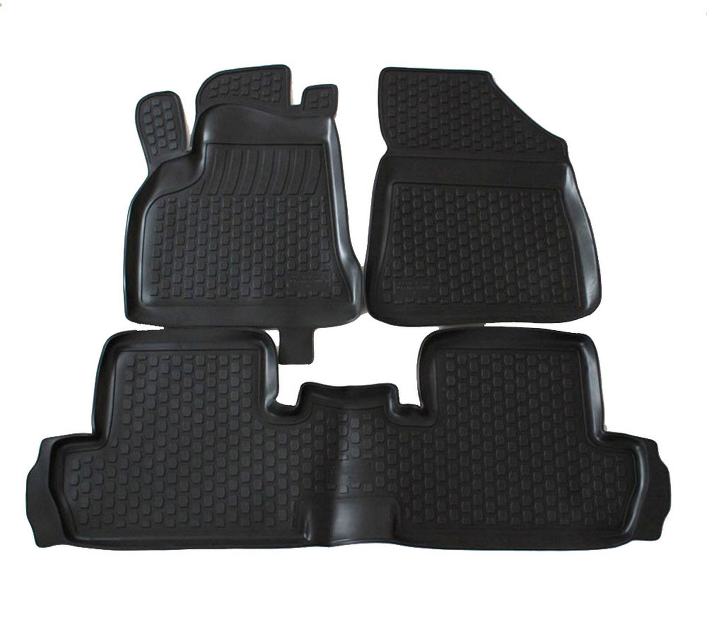 Covorase din cauciuc tip tavita Premium, Peugeot 3008, 2008-2016