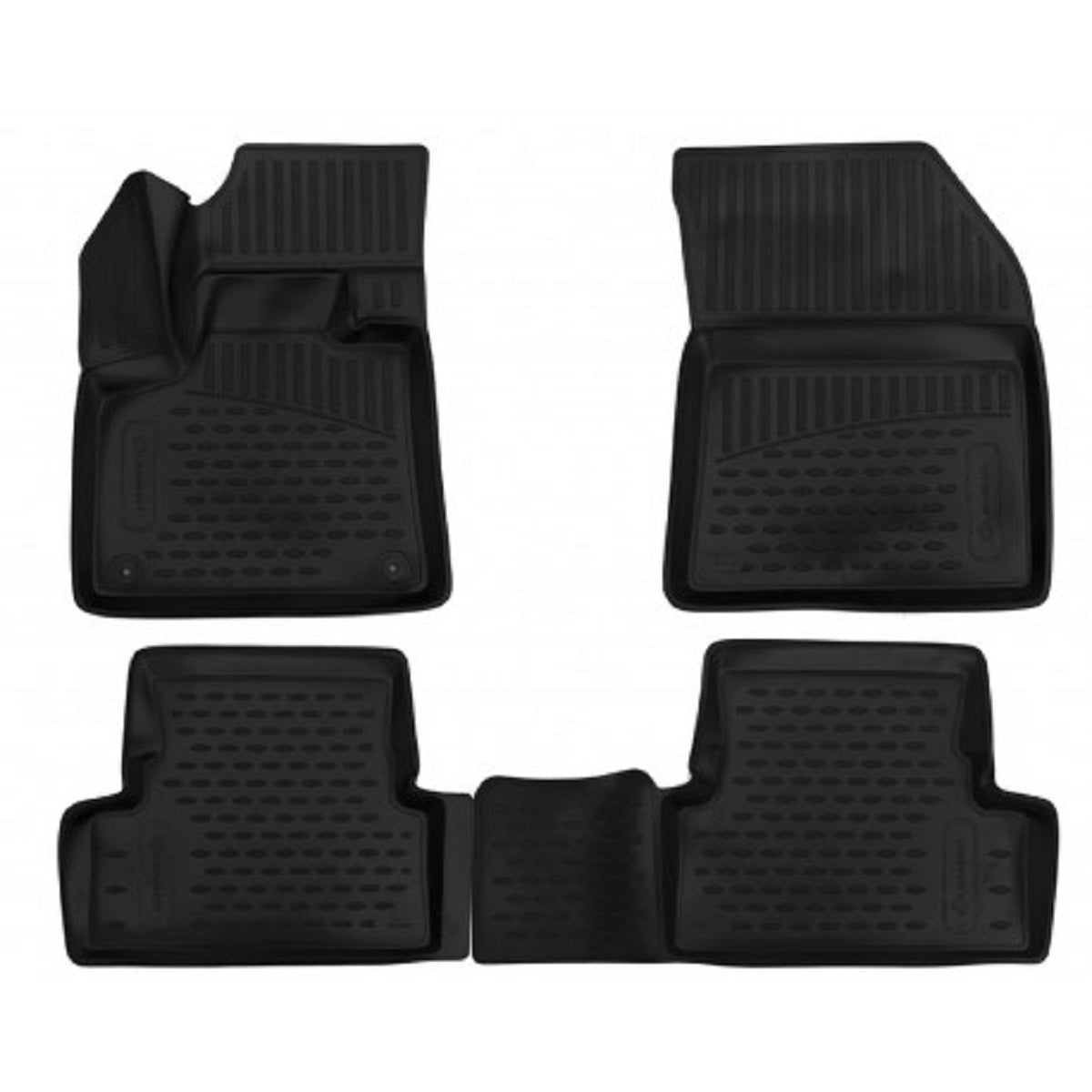 Covorase din cauciuc tip tavita Premium, Peugeot 3008, 2017-