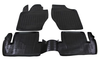 Covorase din cauciuc tip tavita Premium, Peugeot 307, 2001-2008