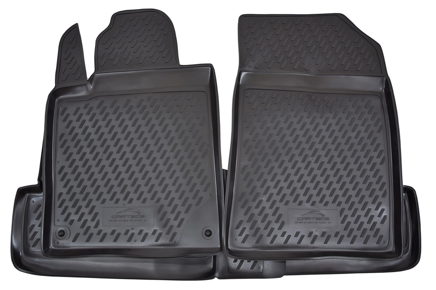 Covorase din cauciuc tip tavita Premium, Peugeot 407, 2004-2012