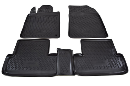 Covorase din cauciuc tip tavita Premium, Peugeot 407, 2004-2012