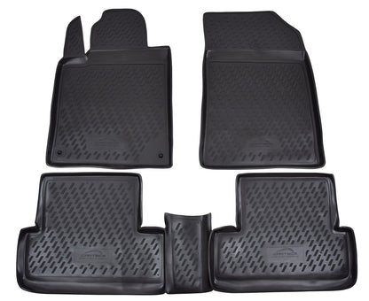 Covorase din cauciuc tip tavita Premium, Peugeot 407, 2004-2012