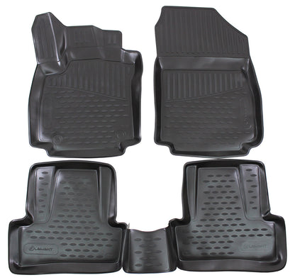 Covorase din cauciuc tip tavita Premium, Renault Clio, 2012-2019