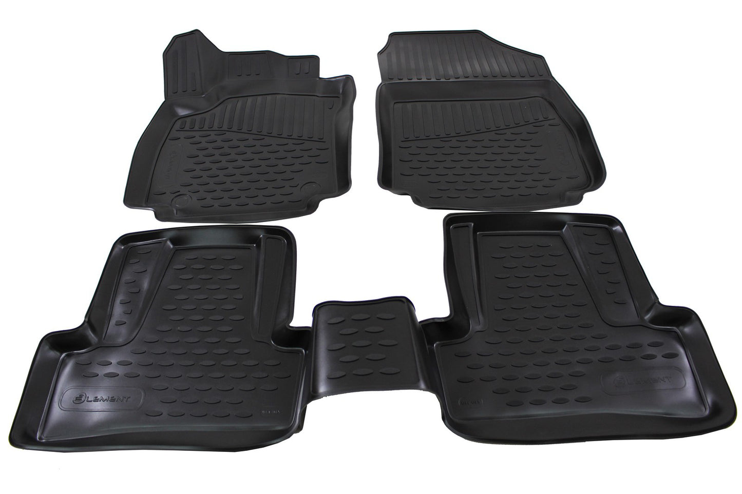 Covorase din cauciuc tip tavita Premium, Renault Clio, 2012-2019