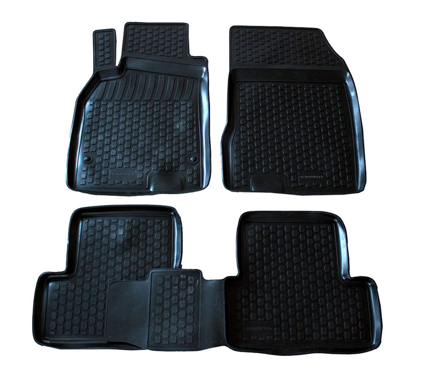 Covorase din cauciuc tip tavita Premium, Renault Fluence, sedan, 2009-2015