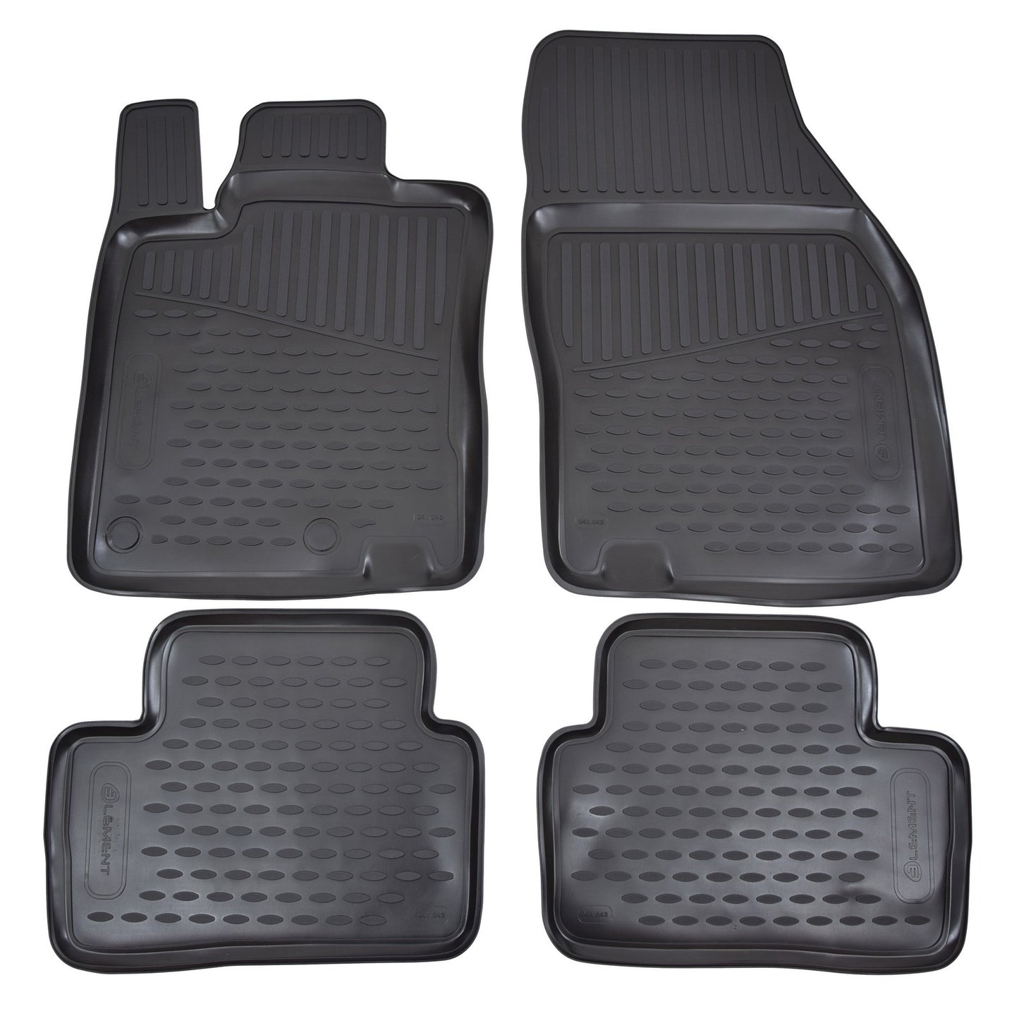 Covorase din cauciuc tip tavita Premium, Renault Kadjar, 2015-