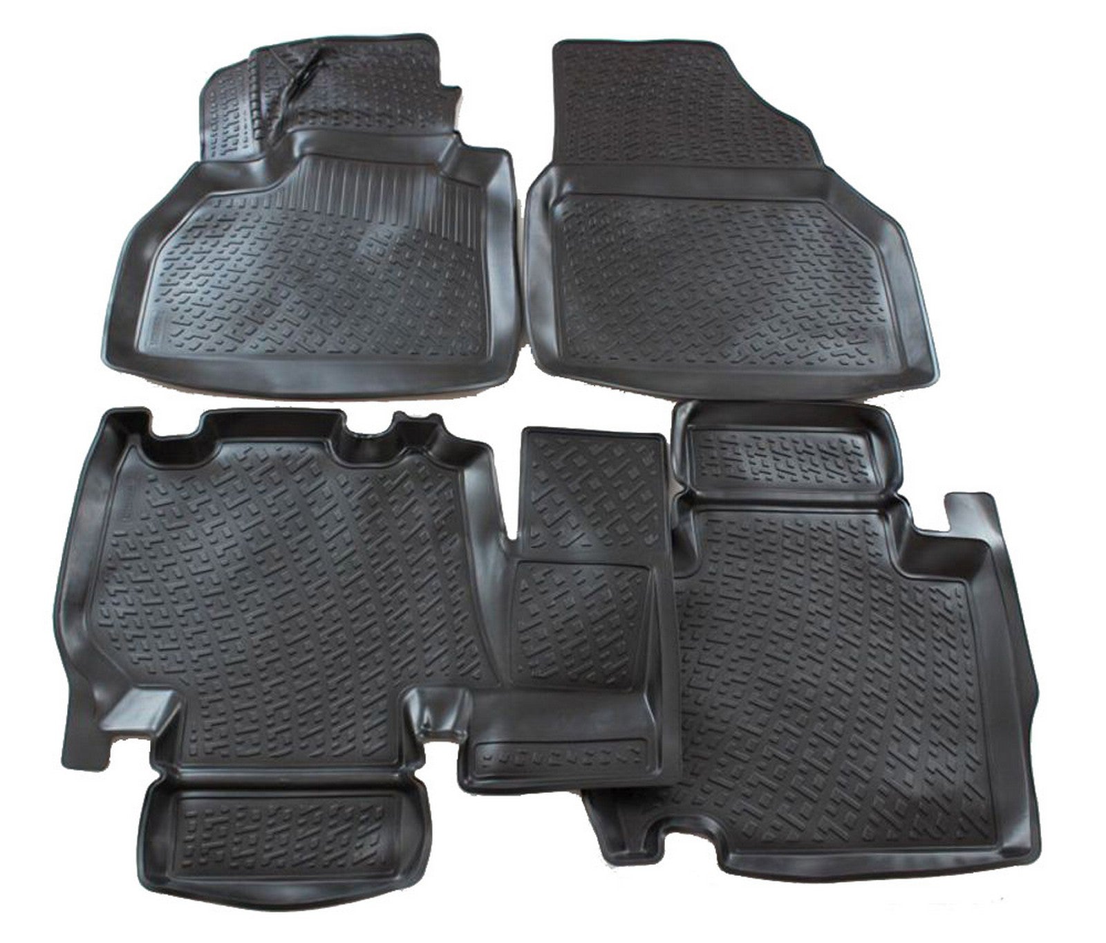 Covorase din cauciuc tip tavita Premium, Renault Kangoo, 2007-2021