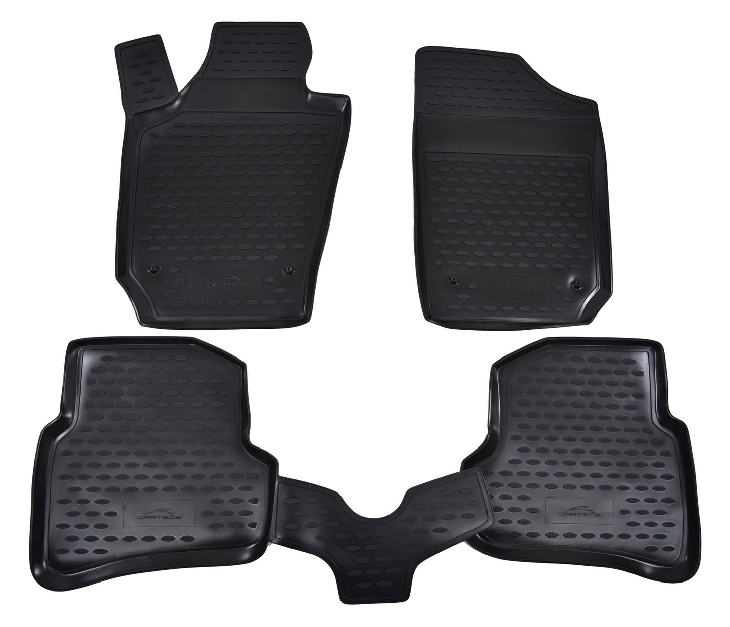 Covorase din cauciuc tip tavita Premium, Seat Ibiza, 2008-2017