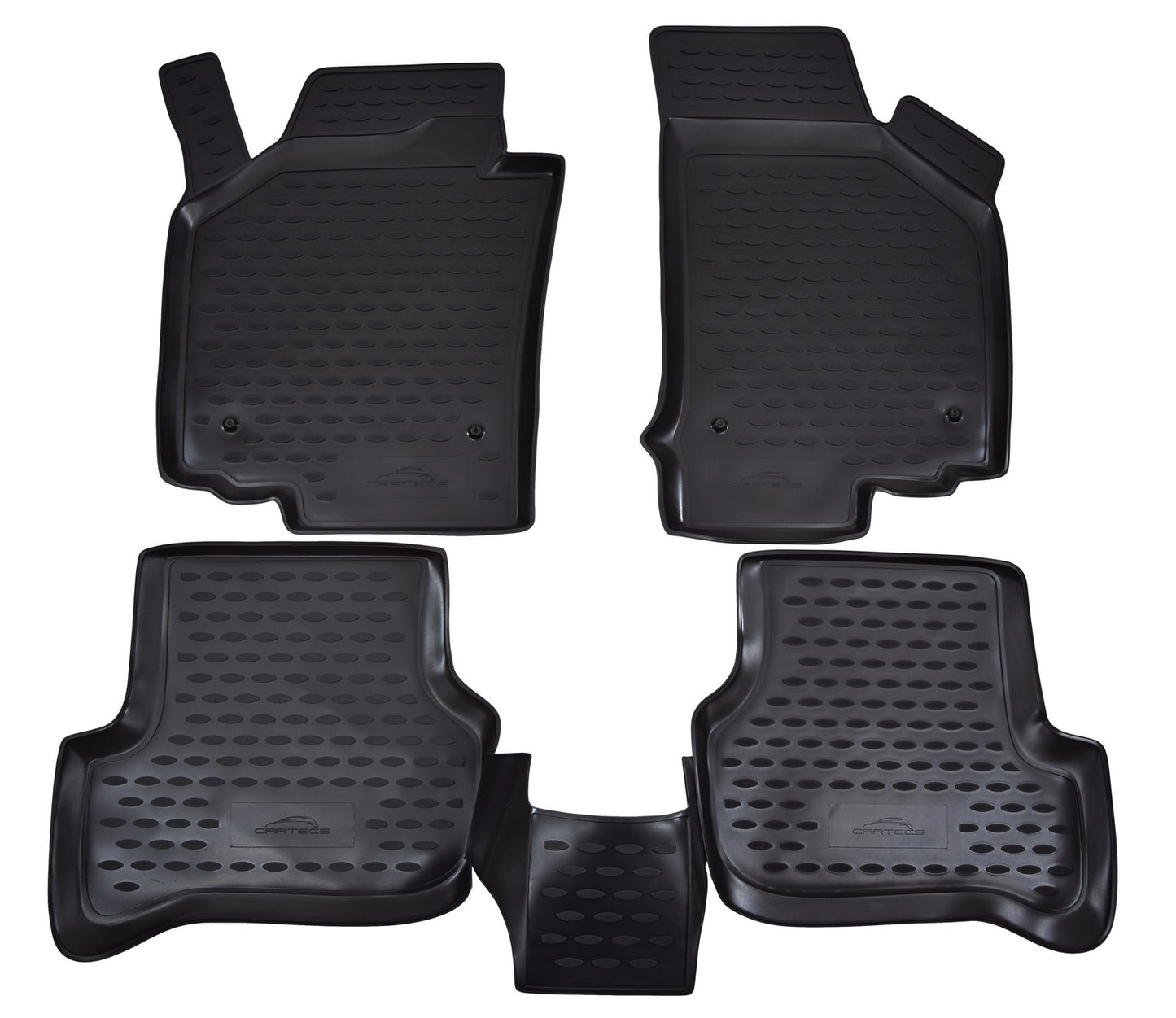 Covorase din cauciuc tip tavita Premium, Seat Leon (1P), hatchback, 2005-2012