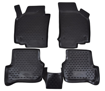 Covorase din cauciuc tip tavita Premium, Seat Leon (1P), hatchback, 2005-2012