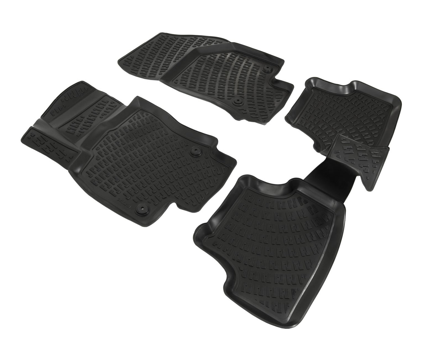 Covorase din cauciuc tip tavita Premium, Seat Leon, 2012-2020