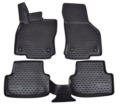 Covorase din cauciuc tip tavita Premium, Seat Leon, 2012-2020
