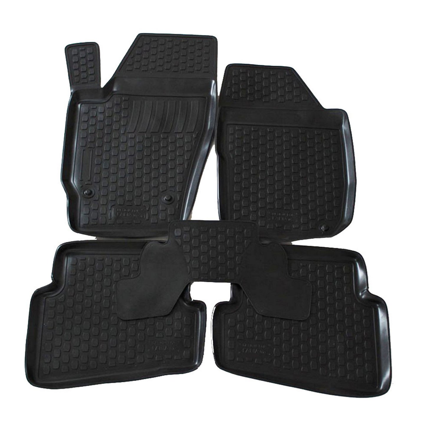 Covorase din cauciuc tip tavita Premium, Skoda Fabia 2, 2007-2014