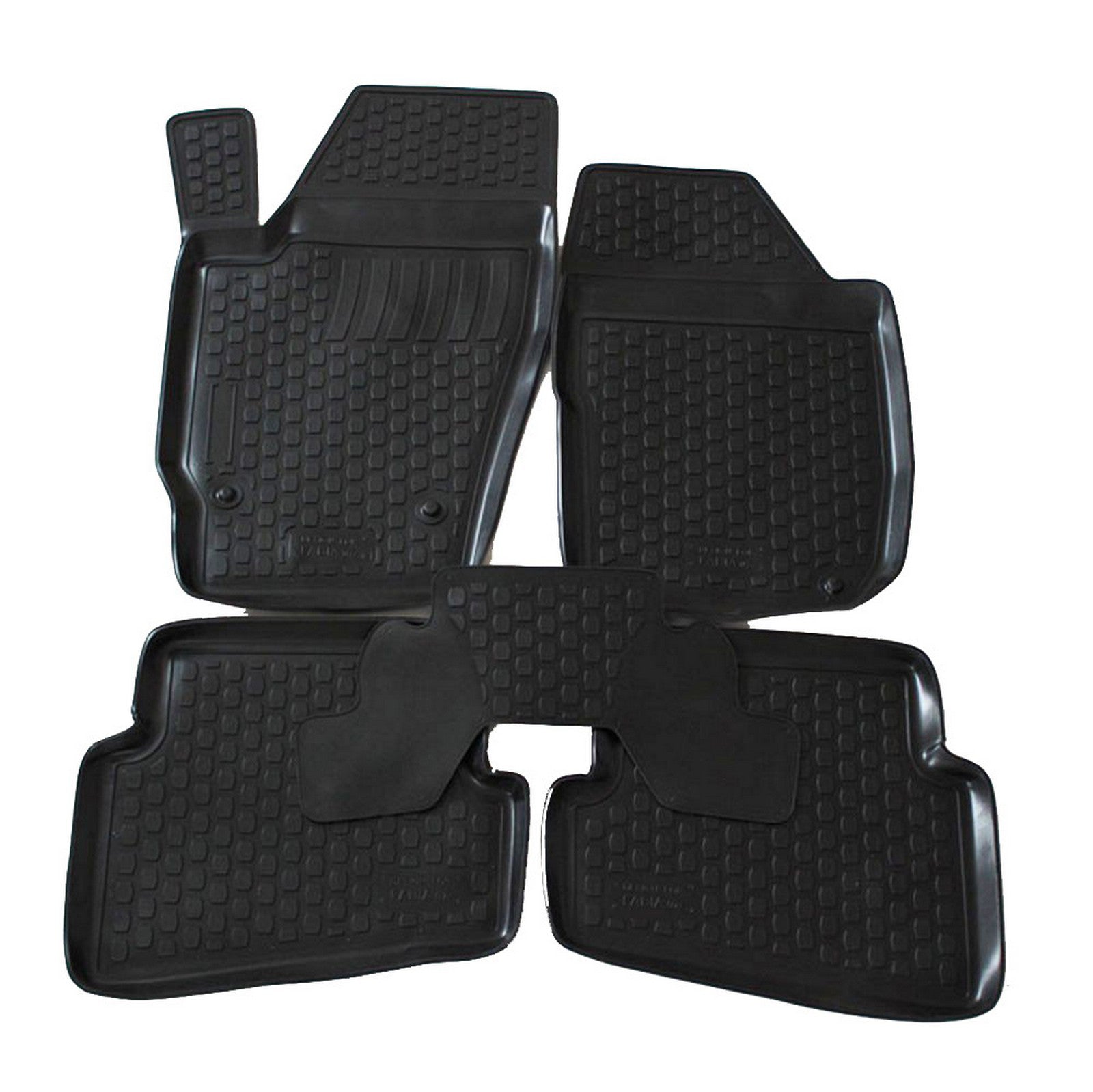 Covorase din cauciuc tip tavita Premium, Skoda Fabia 2, 2007-2014