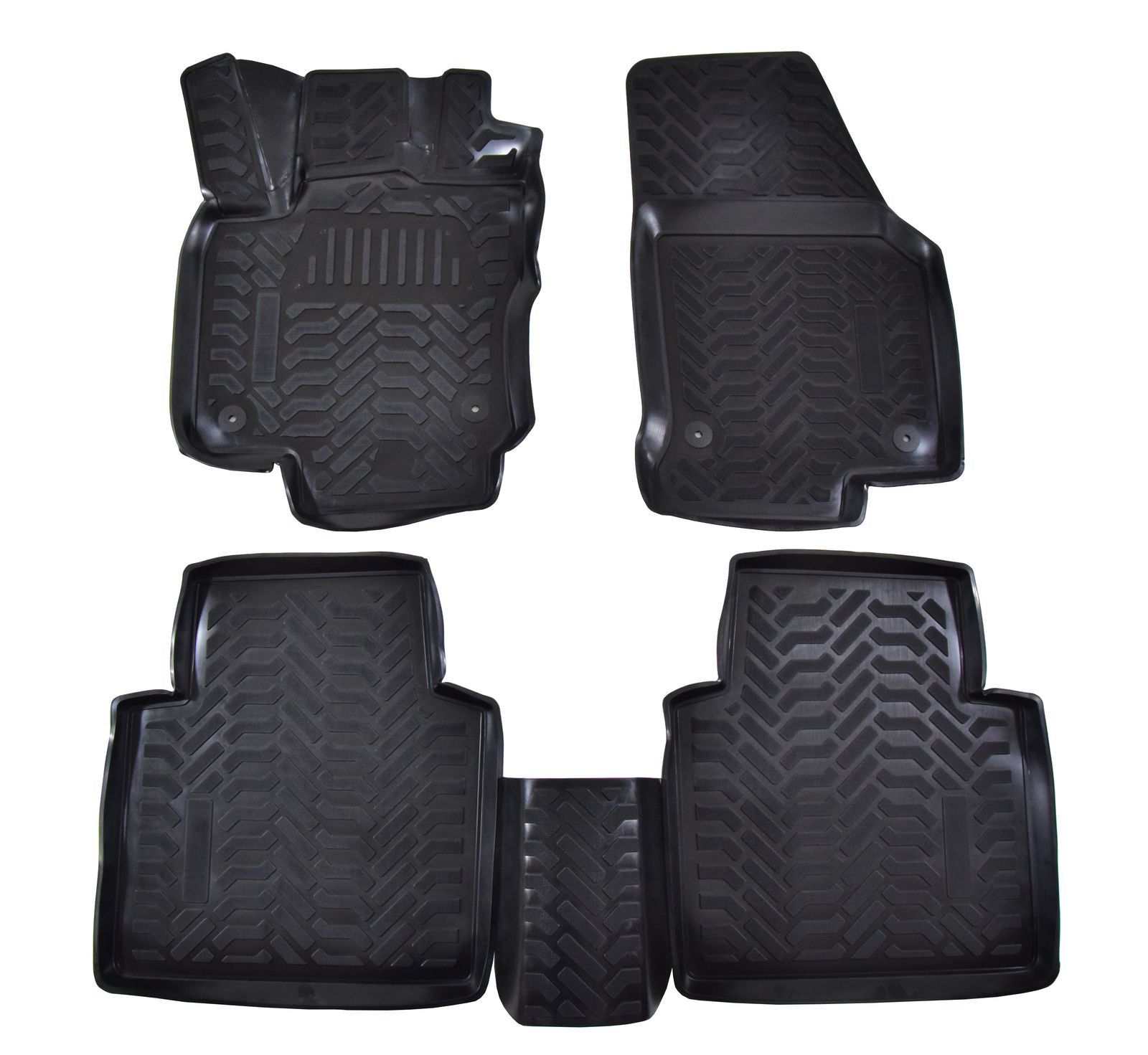 Covorase din cauciuc tip tavita Premium, Skoda Kodiaq, SUV, 2016-