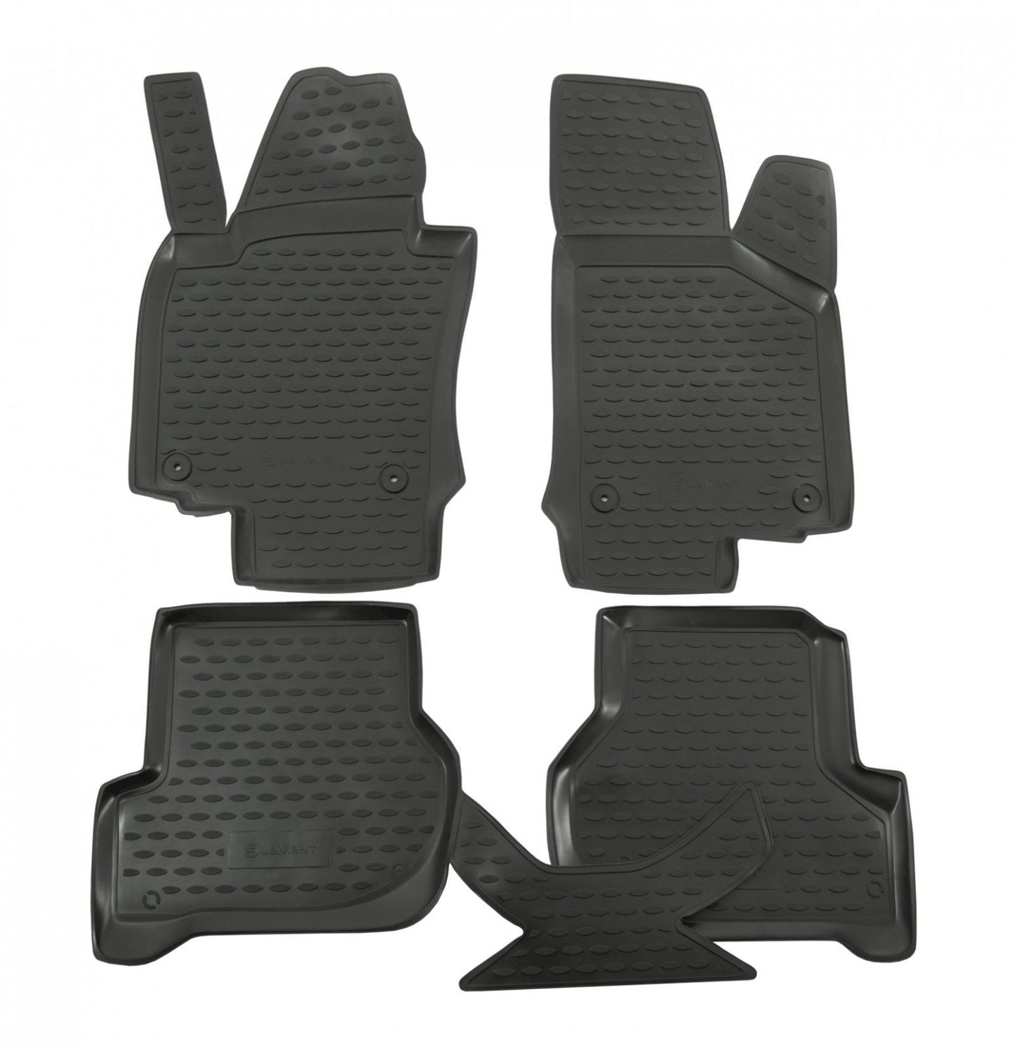 Covorase din cauciuc tip tavita Premium, Skoda Octavia II, 2004-2012