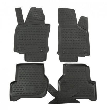 Covorase din cauciuc tip tavita Premium, Skoda Octavia II, 2004-2012