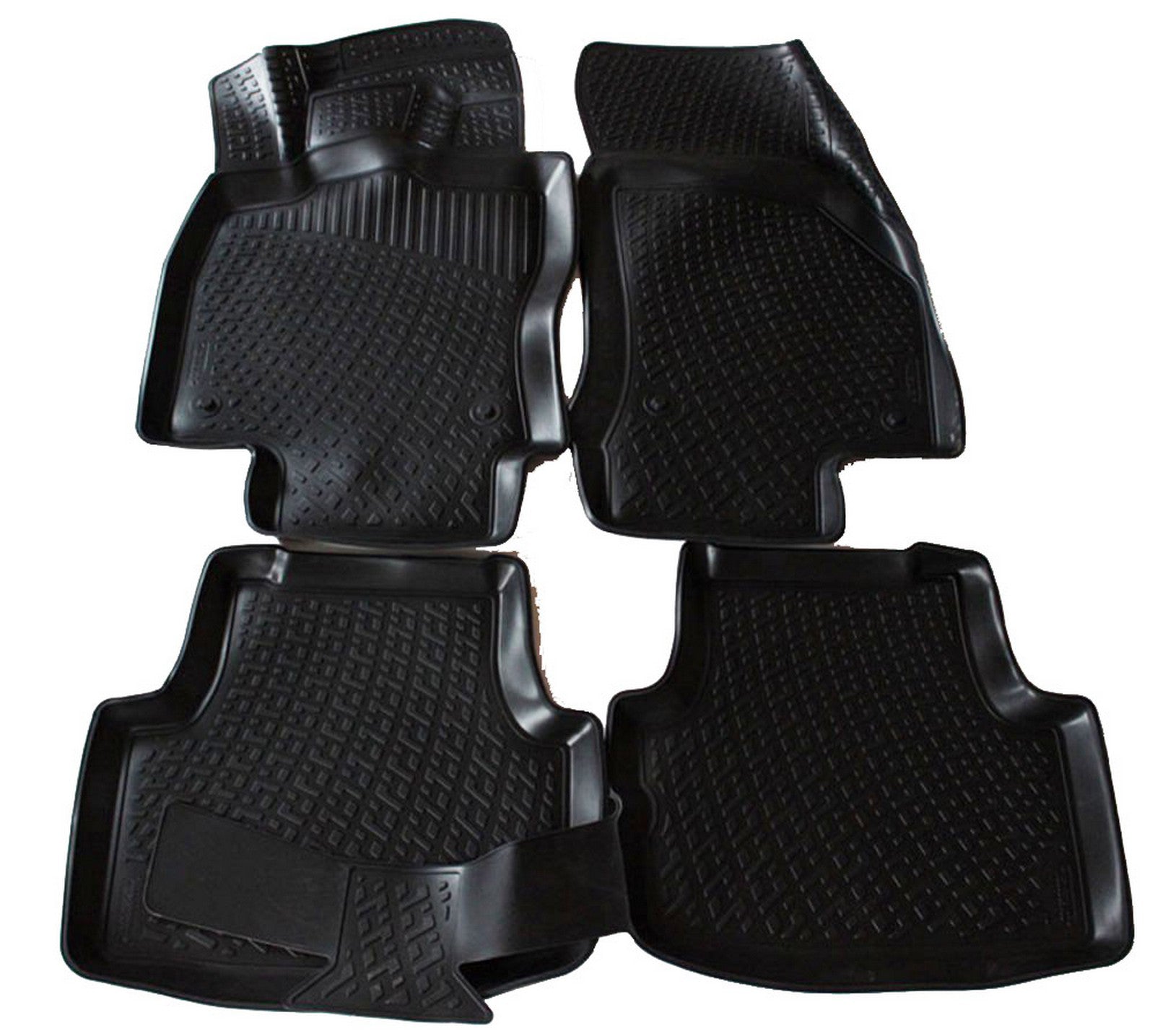 Covorase din cauciuc tip tavita Premium, Skoda Octavia III, 2012-2019