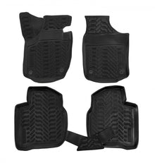 Covorase din cauciuc tip tavita Premium, Skoda Rapid, 2012-2019