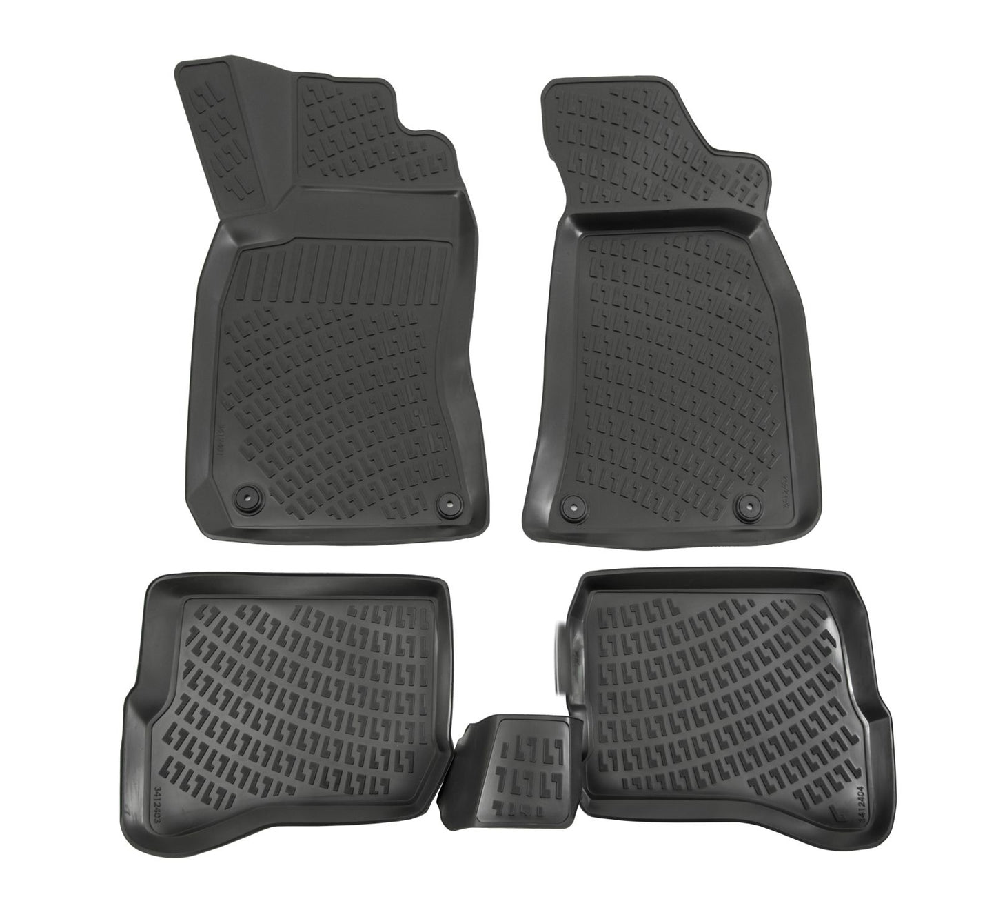 Covorase din cauciuc tip tavita Premium, Skoda Superb, 2001-2008