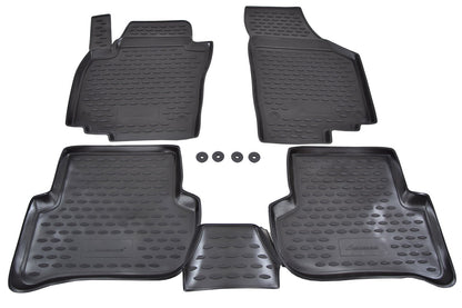 Covorase din cauciuc tip tavita Premium, Skoda Yeti, 2009-2017