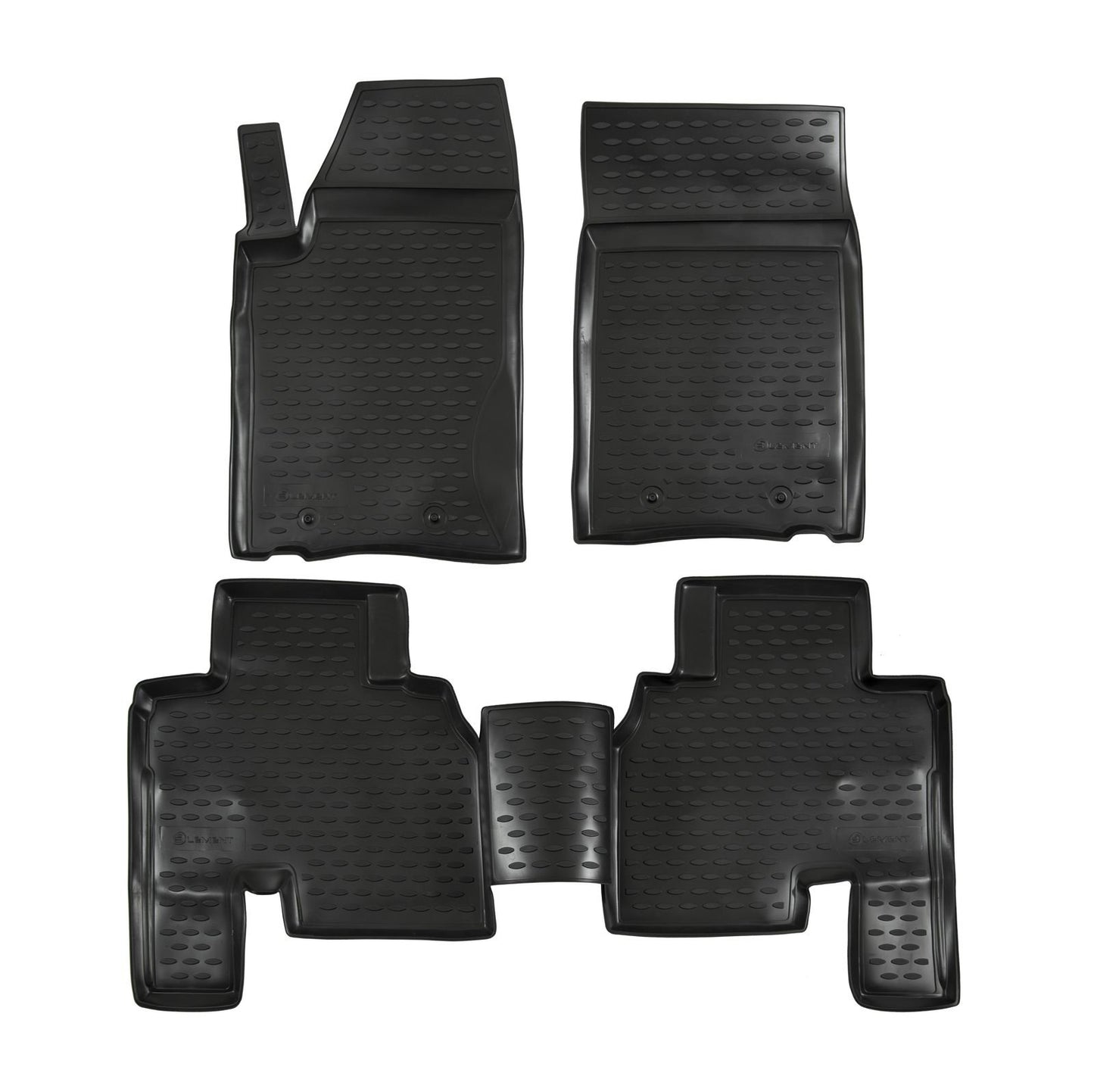 Covorase din cauciuc tip tavita Premium, Ssangyong Actyon Sports, 2012-2018
