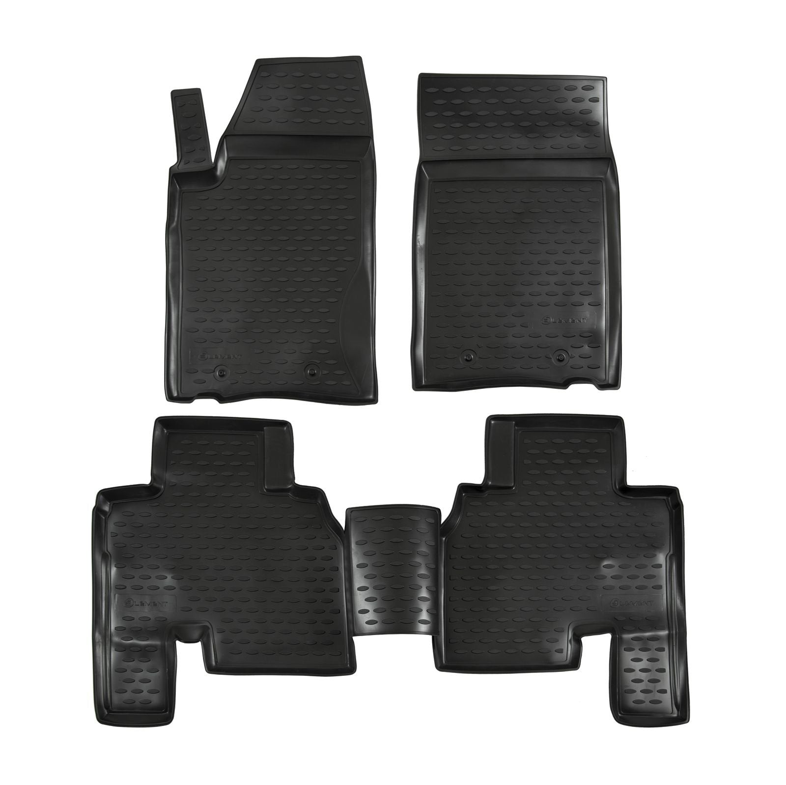 Covorase din cauciuc tip tavita Premium, Ssangyong Actyon Sports, 2012-2018