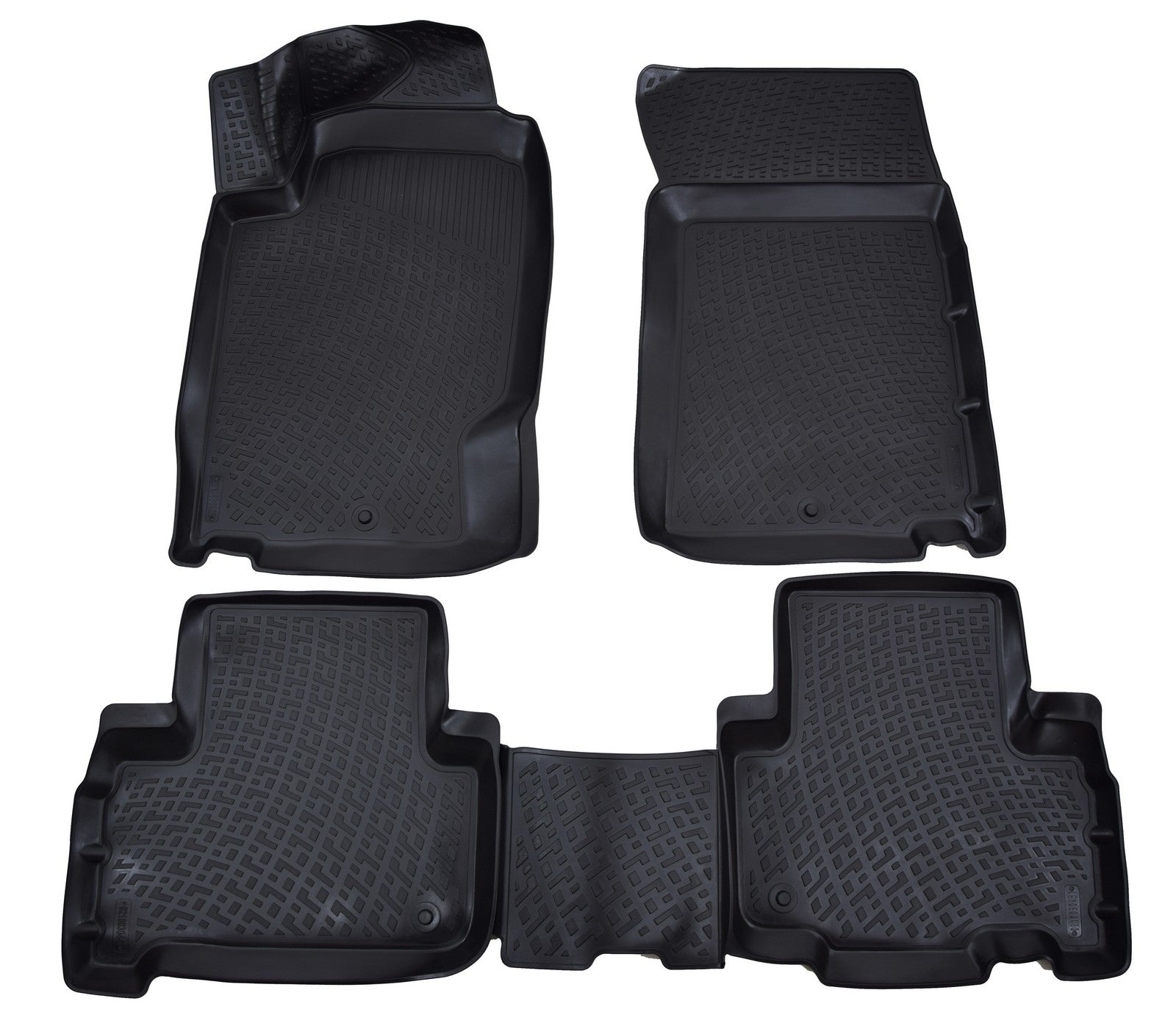 Covorase din cauciuc tip tavita Premium, Ssangyong Rexton, 2002-2012