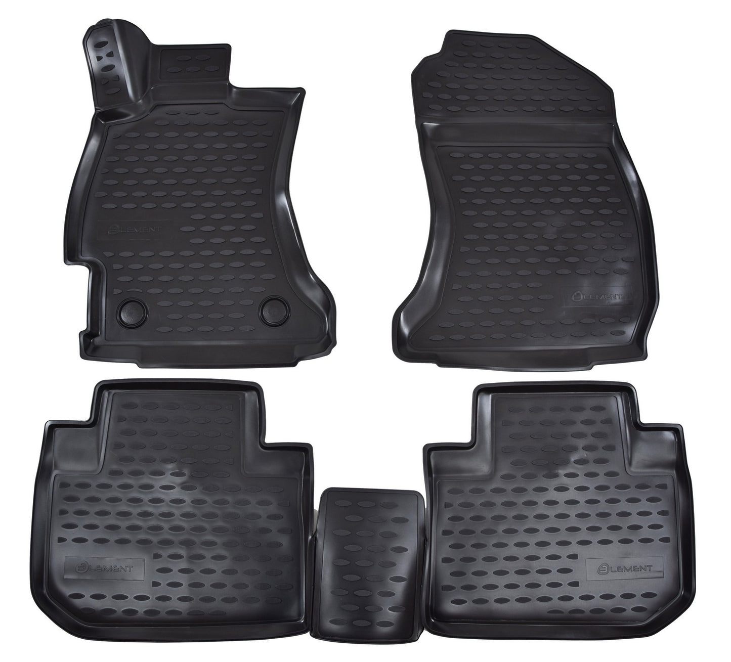 Covorase din cauciuc tip tavita Premium, Subaru Forester, 2013-2018